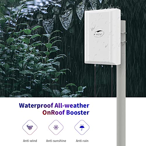 kaser antenna 5g 4g lte pannello esterno mimo 698-2700 | 3300-3800 mhz guadagno fino 12 dbi cavi a bassa perdita da 10m